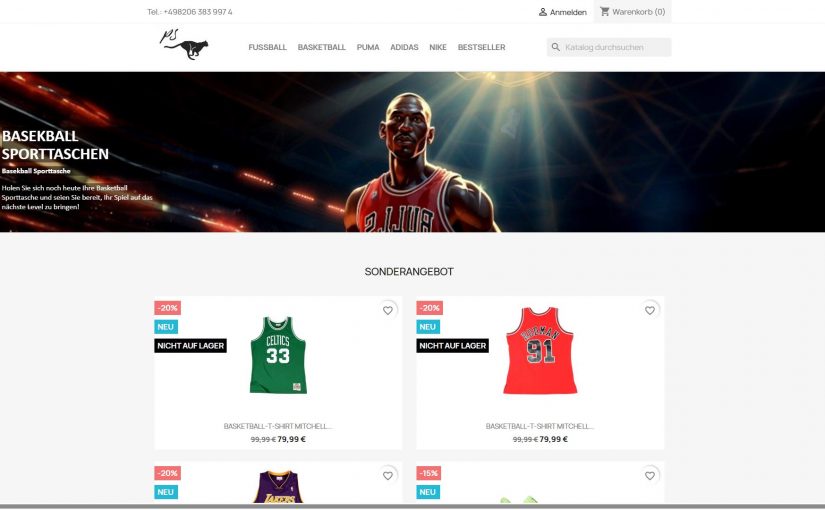 Onlineshop für Fußball- und Basketballausrüstung: Ein Paradies für Sportbegeisterte